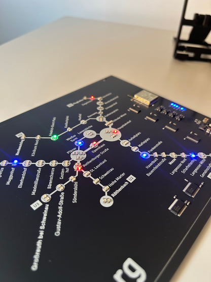Nürnberg U-Bahn PCB mit 120 LEDs
