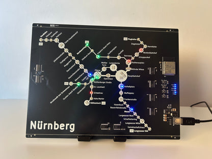 Nürnberg U-Bahn PCB mit 120 LEDs