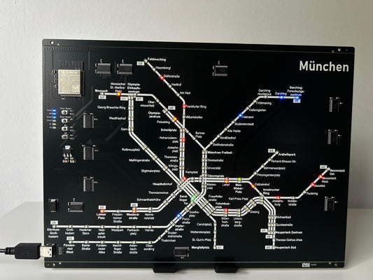 München U-Bahn PCB mit 168 LEDs