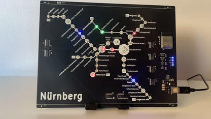Nürnberg U-Bahn PCB mit 120 LEDs